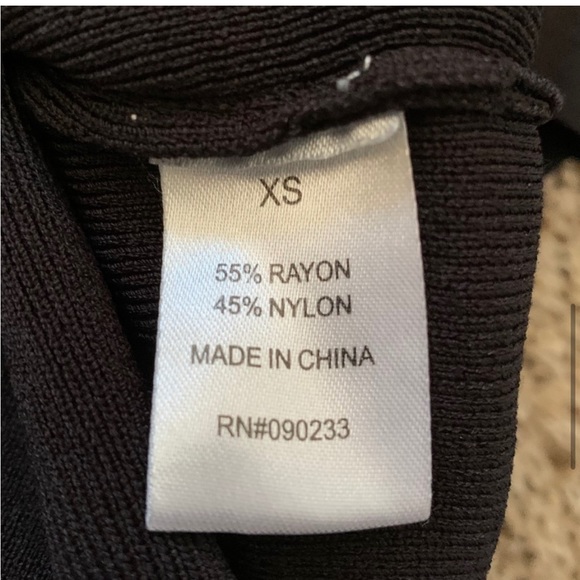 Lottie Moss Ribbed Square Neck Crop Top - Picture 6 of 6